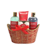 BLBF26018 Ultimate Family Bath Gift Set - Shower Gel, Bubble Bath, Body Lotion, Bath Fizzer & Loofah in Woven Basket