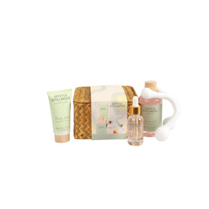 BLGS014 Relax & Recover Bath Set – Shower Gel, Body Lotion, Body Oil with Neck Massager