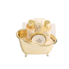 BLDB26009 Complete Bathtub Storage Gift Set - Shower Gel, Bubble Bath, Body Lotion & Bath Salt