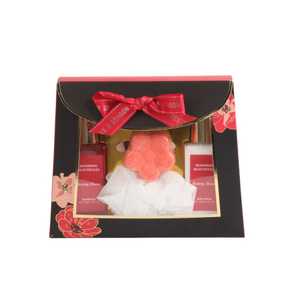 BLBF26002 Premium Bath Gift Set - Nourishing Shower Gel, Body Lotion, Fizzer & Loofah