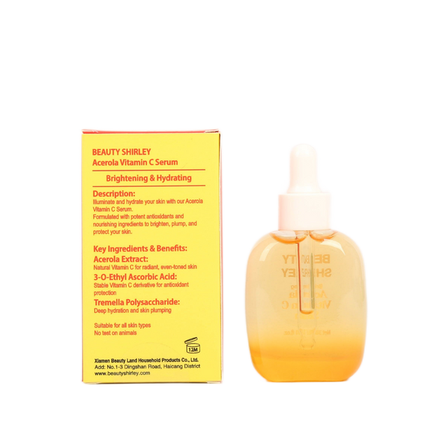 BLDES26001 Brightening Acerola Vitamin C Serum – 30ml Glass Dropper Bottle