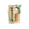 BLGS002 Wooden Spa Set - Purifying Shower Gel & Bath Fizzer with Pumice Brush