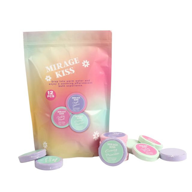 BLMK260011 12-Piece Bath Fizzer Variety Pack – 12 x 30g Effervescent Bombs