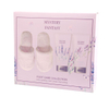 BLMF260010 Complete Pedicure Gift Set – Foot Scrub, Foot Lotion & Fuzzy Slipper
