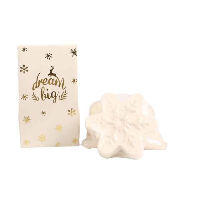 BLDB26006 Winter Bath Set - Moisturizing Shower Gel & Body Lotion with Snowflake Fizzer & Bath Salts