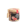 BLBF26020 Rose Infused Mineral Bath Salt – 500g Glass Jar with Wooden Scoop