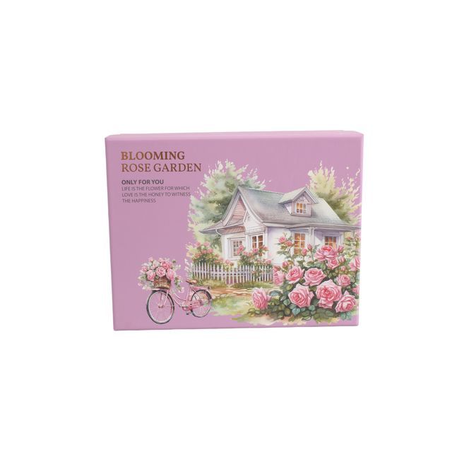BLBG26005 Bubble Bath & Bath Salt Spa Set with Satin Eye Mask and Flower Sponge