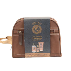 BLMM26004 Shower Gel Body Lotion and Beard Oil 3-Piece Men‘s Grooming Set