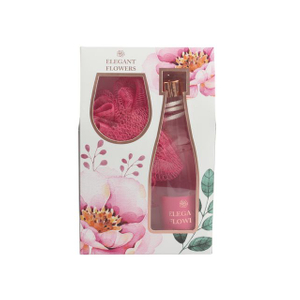 BLEF26009 Gentle Exfoliating Shower Gel Kit – 145ml Body Wash with Mesh Loofah in Window Box