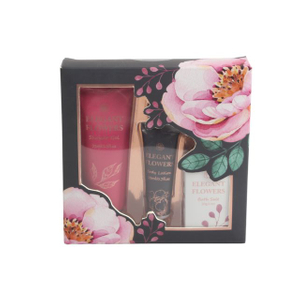 BLEF26010 Travel Spa Trio – Shower Gel, Body Lotion & Bath Salt in PVC Window Gift Box