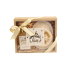 BLDB26005 Exfoliating Shower Duo with Wooden Tray - Shower Gel, Loofah Bath Pad & Sponge