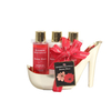 BLBF26010 Luxury Spa Trio with High Heel Mini Bathtub - Shower Gel, Body Lotion & Bubble Bath
