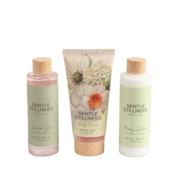 BLGS011 Body Renewal Trio - Exfoliating Scrub, Purifying Shower Gel & Hydrating Body Lotion
