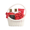 BLBF26013 Complete Spa Ritual Gift Basket - Shower Gel, Body Lotion, Body Scrub, Bath Salt & Flower Sponge