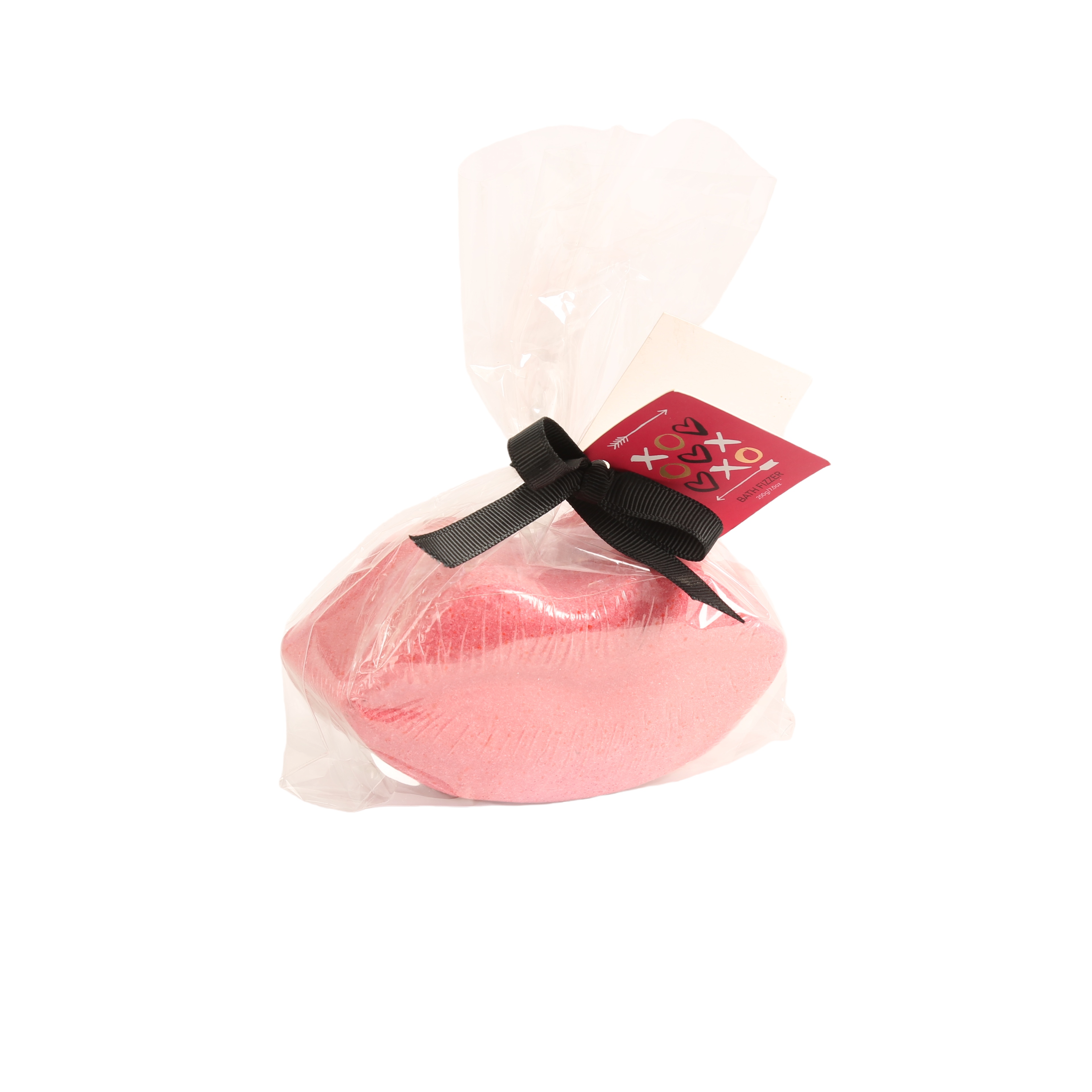 BLVT26015 Kiss-Shaped Luxury Bath Fizzer – 200g Lip Design in OPP Gift Bag