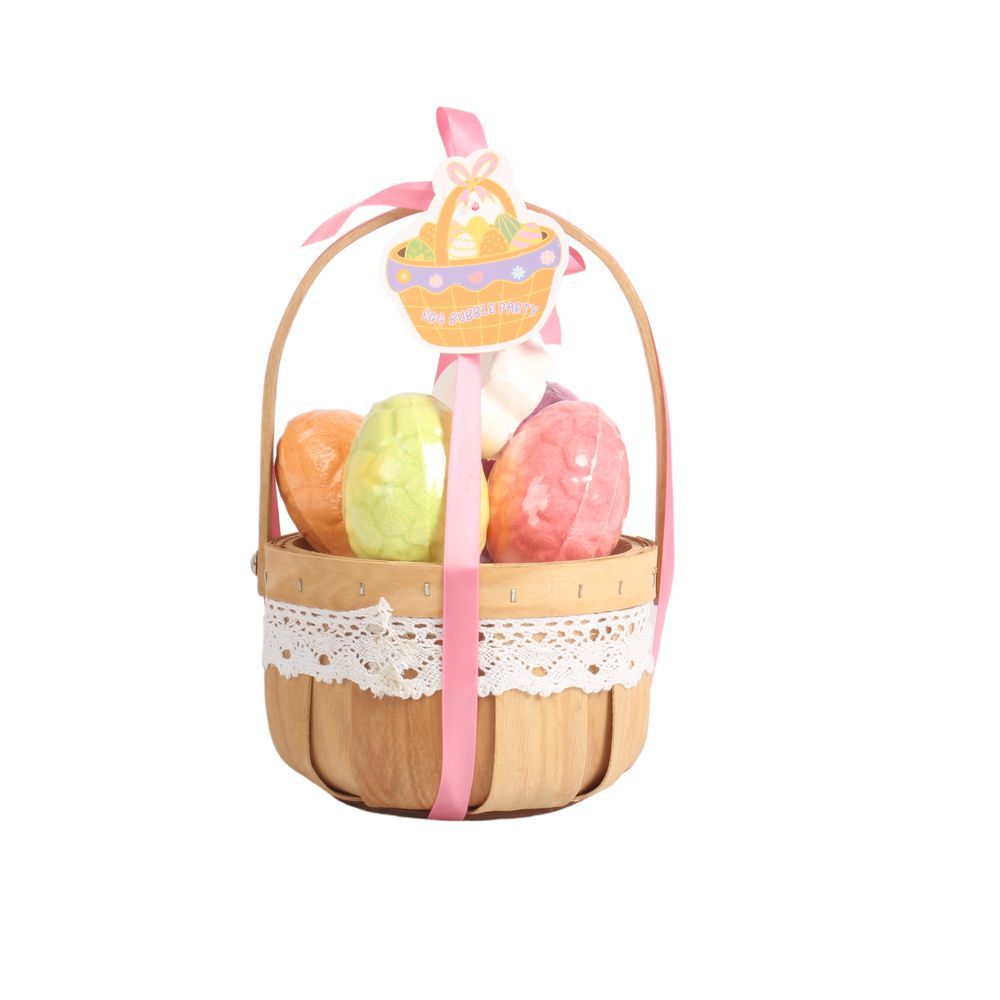 BLEA26015 Bath Fizzer Duo Set – Egg-Shaped & Flower-Shaped Fizzers
