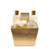 BLDB26011 Complete Self-Care Gift Basket - Shower Gel, Body Lotion, Hand Cream & Bath Salt with Towel