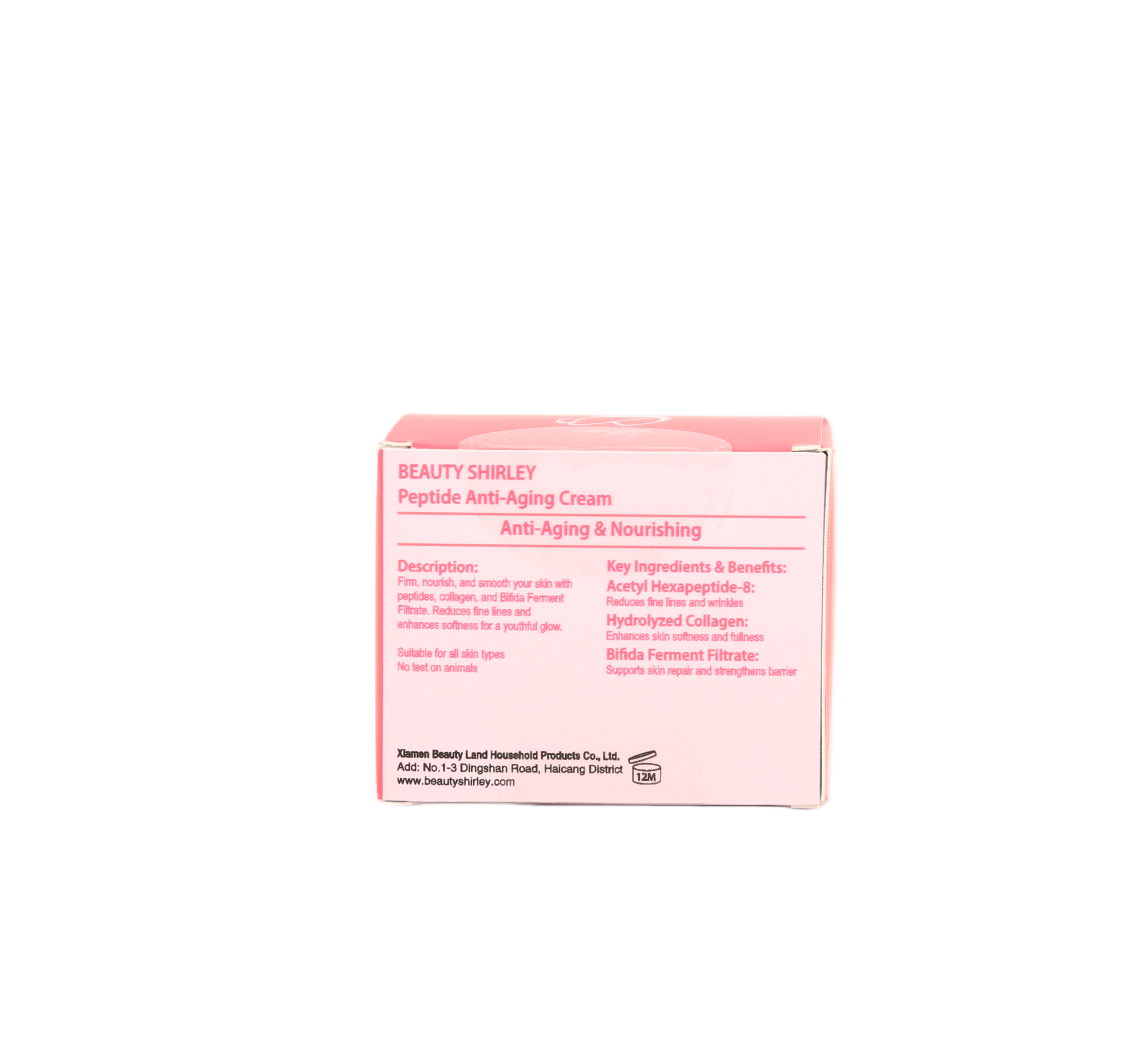 BLDES26005 Firming Peptide Anti-Aging Cream – 50ml Glass Jar